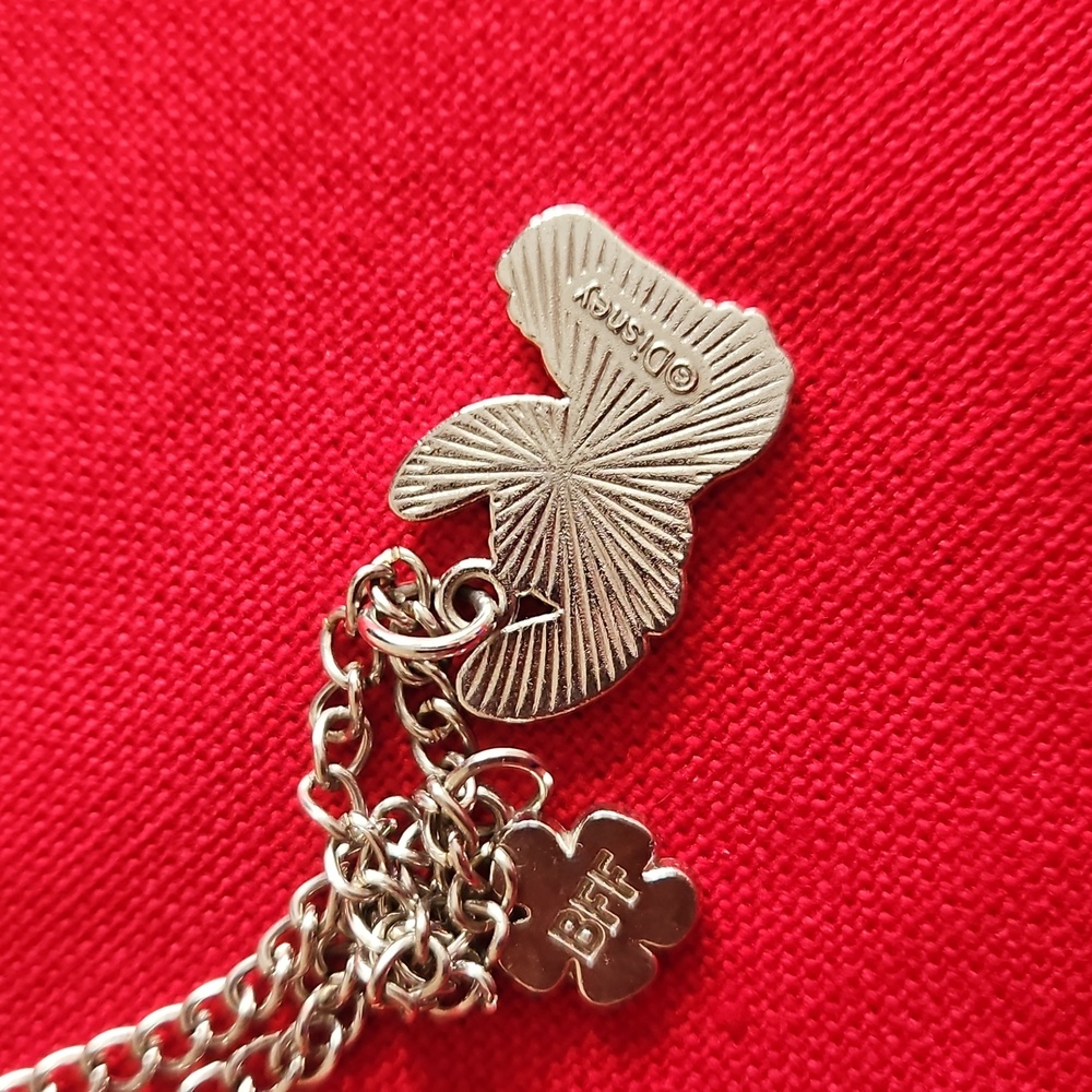 Disney Kids Necklace with Blue Stitch and Silver Chain - Picture 4 of 5
